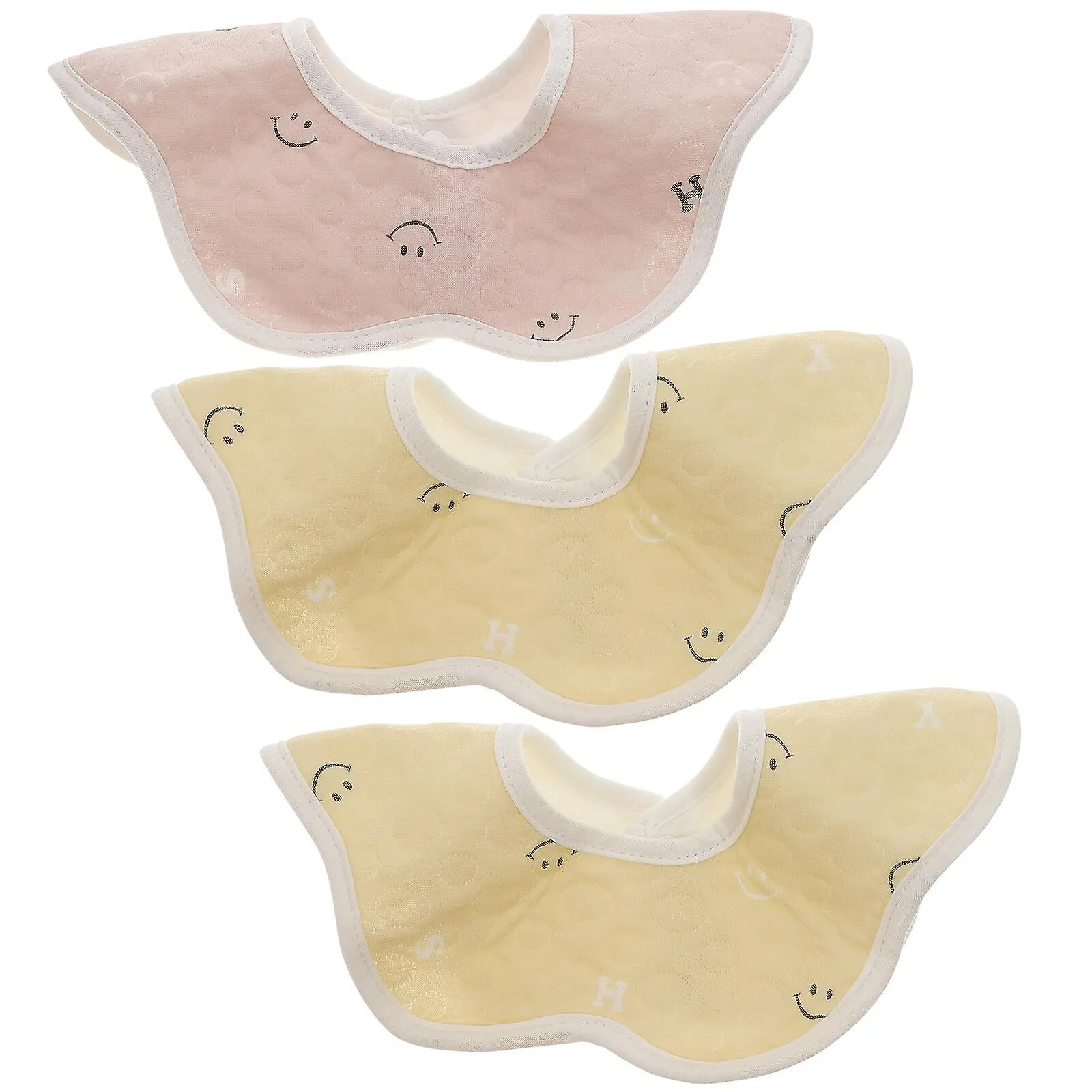 3pcs Baby Boy Girl Bandana Drool Bibs For Drooling And Teething Cotton Absorbent