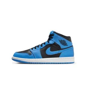 Air Jordan 1 Mid University Blue Black