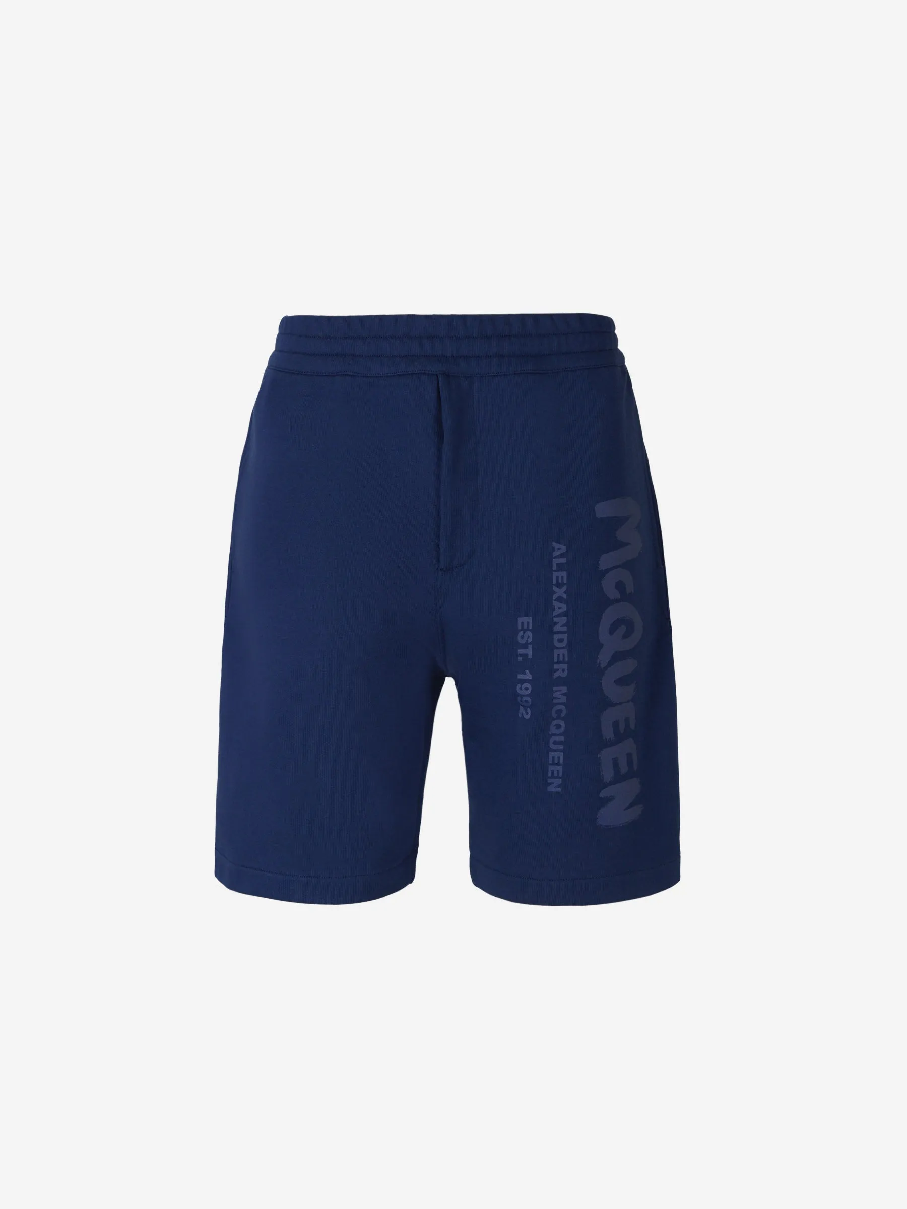 Alexander McQueen Bermudas Deportivas Graffiti