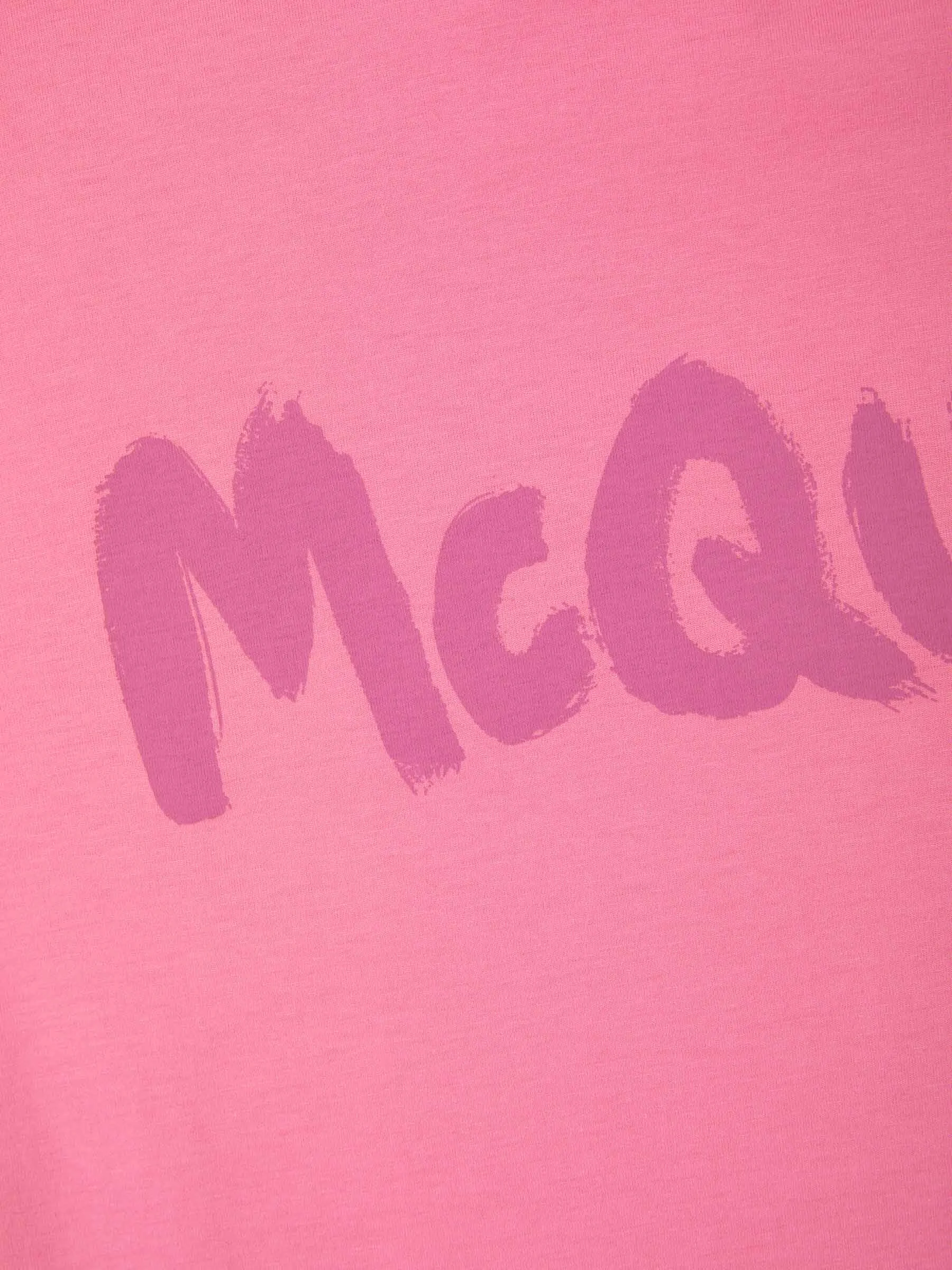 Alexander McQueen Camiseta Logo Graffiti