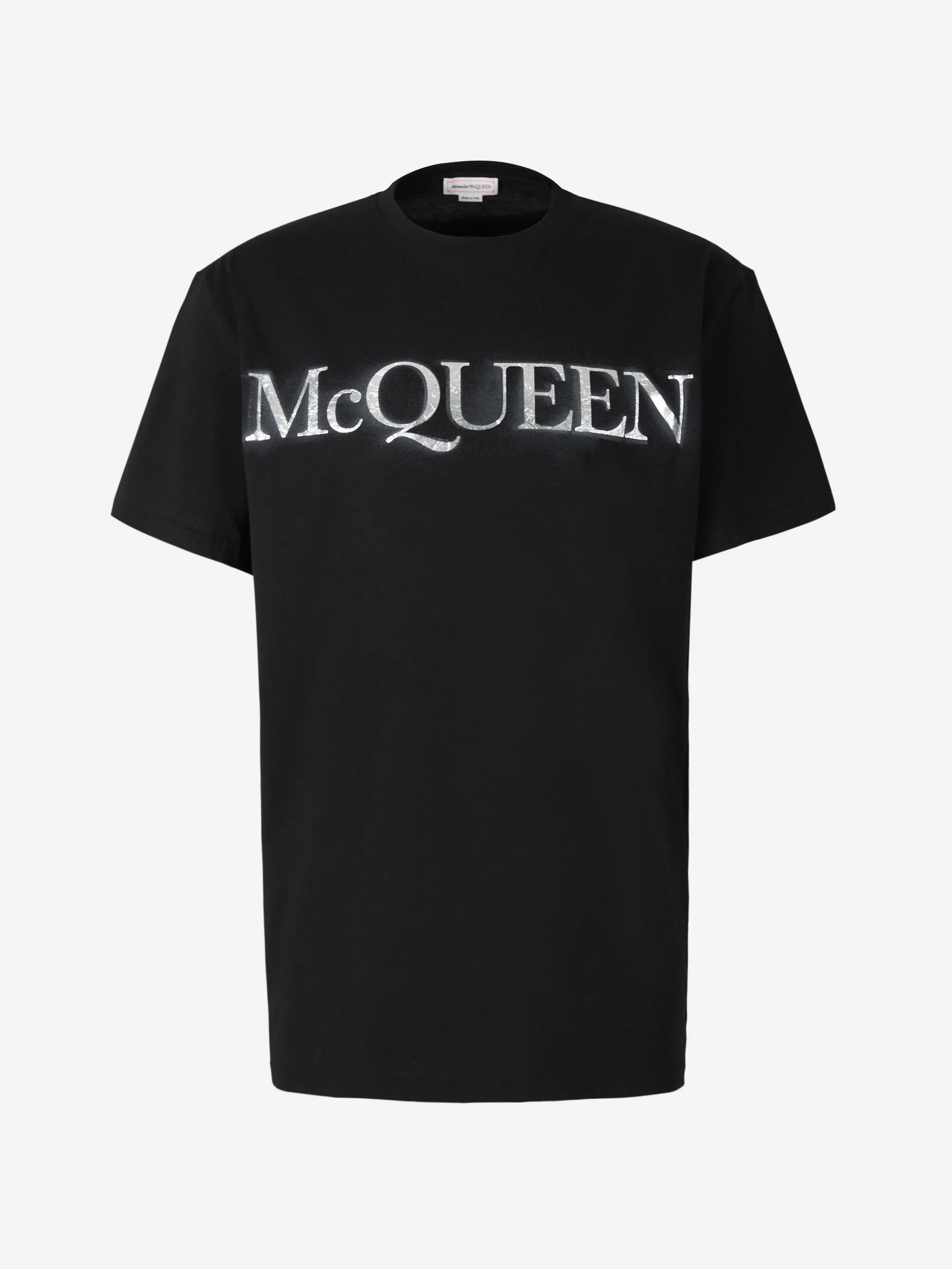 Alexander McQueen Camiseta Maxi Logo
