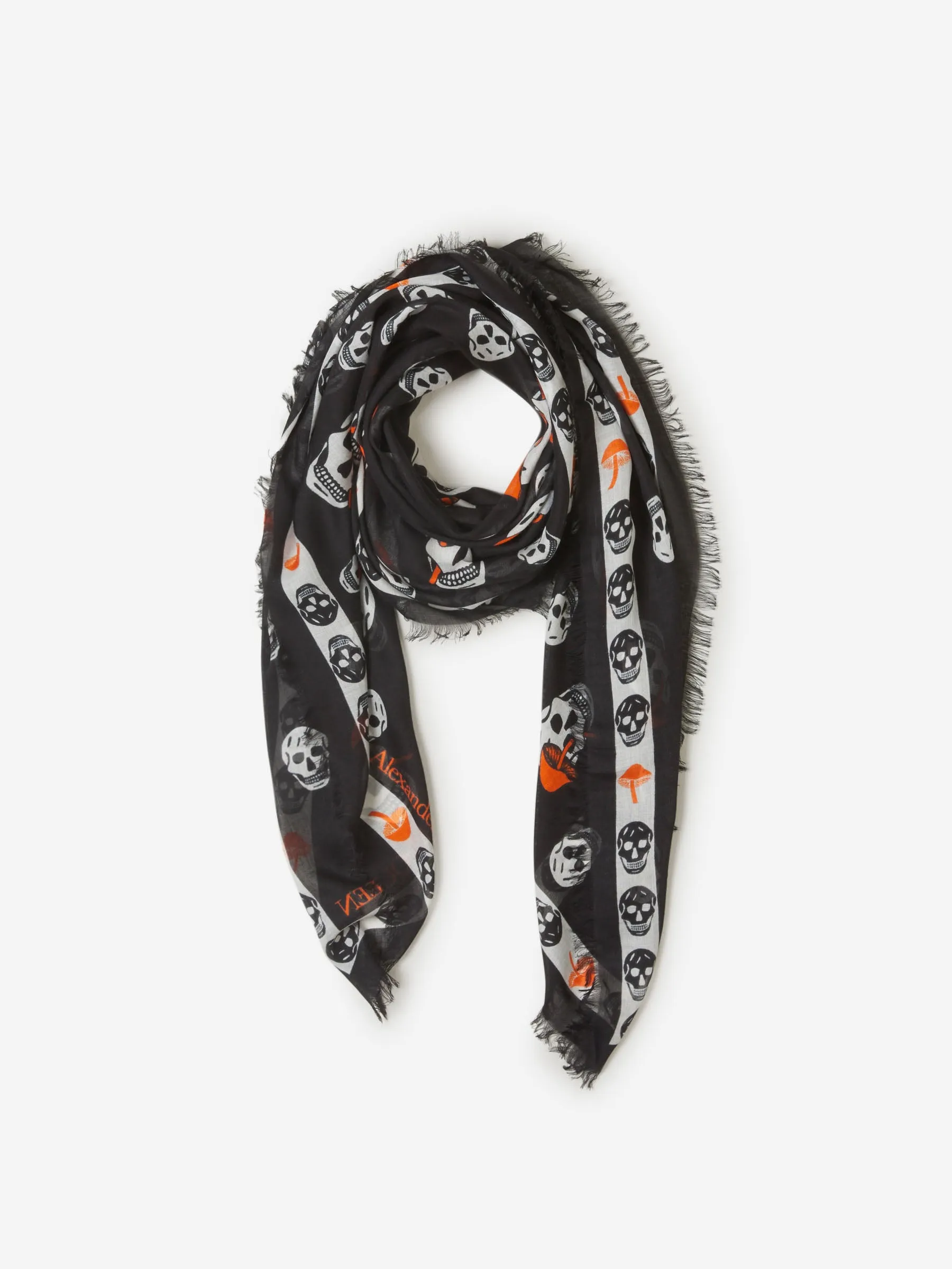 Alexander McQueen Fular Classic Mushroom