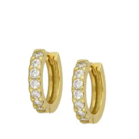 Aro Circonitas Oro 12mm