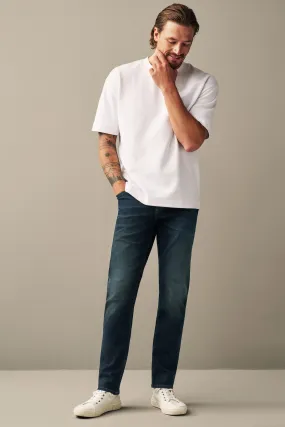 Azul intenso - Corte slim - Vaqueros ceñidos vintage