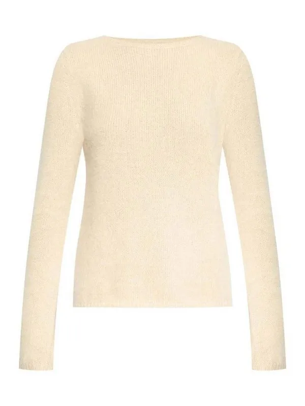 Blumarine Suéter Cuello Redondo - Crema