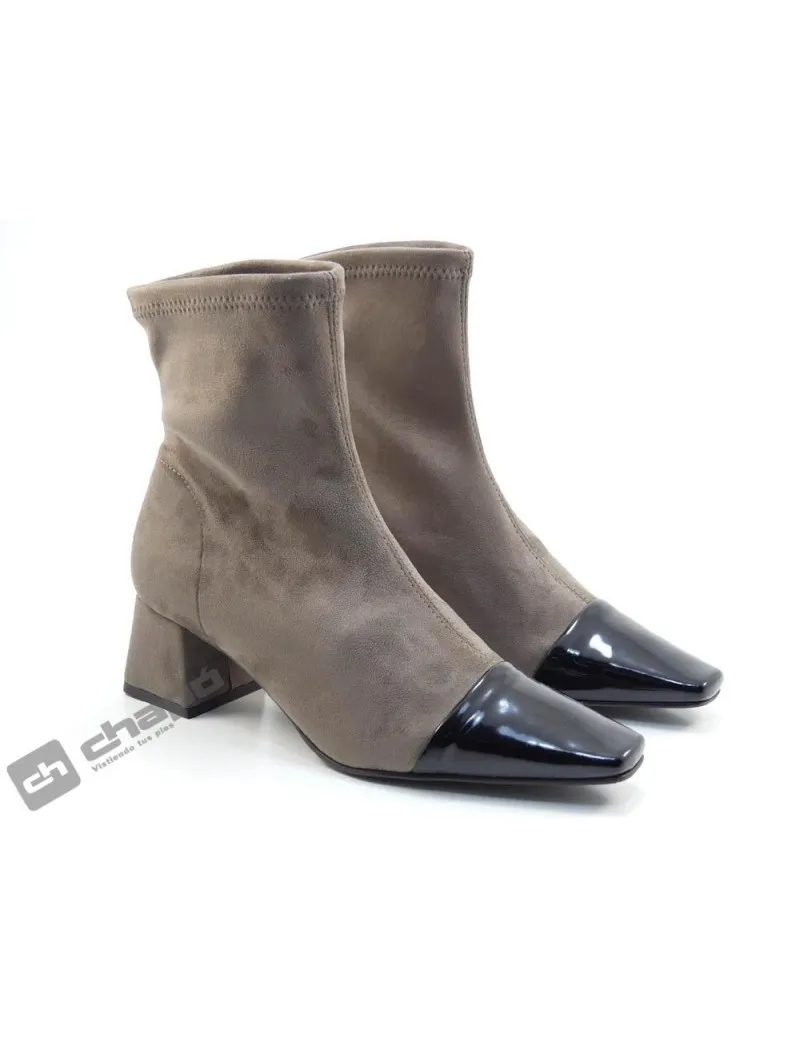 Botines Taupe Miss Elastic 76152