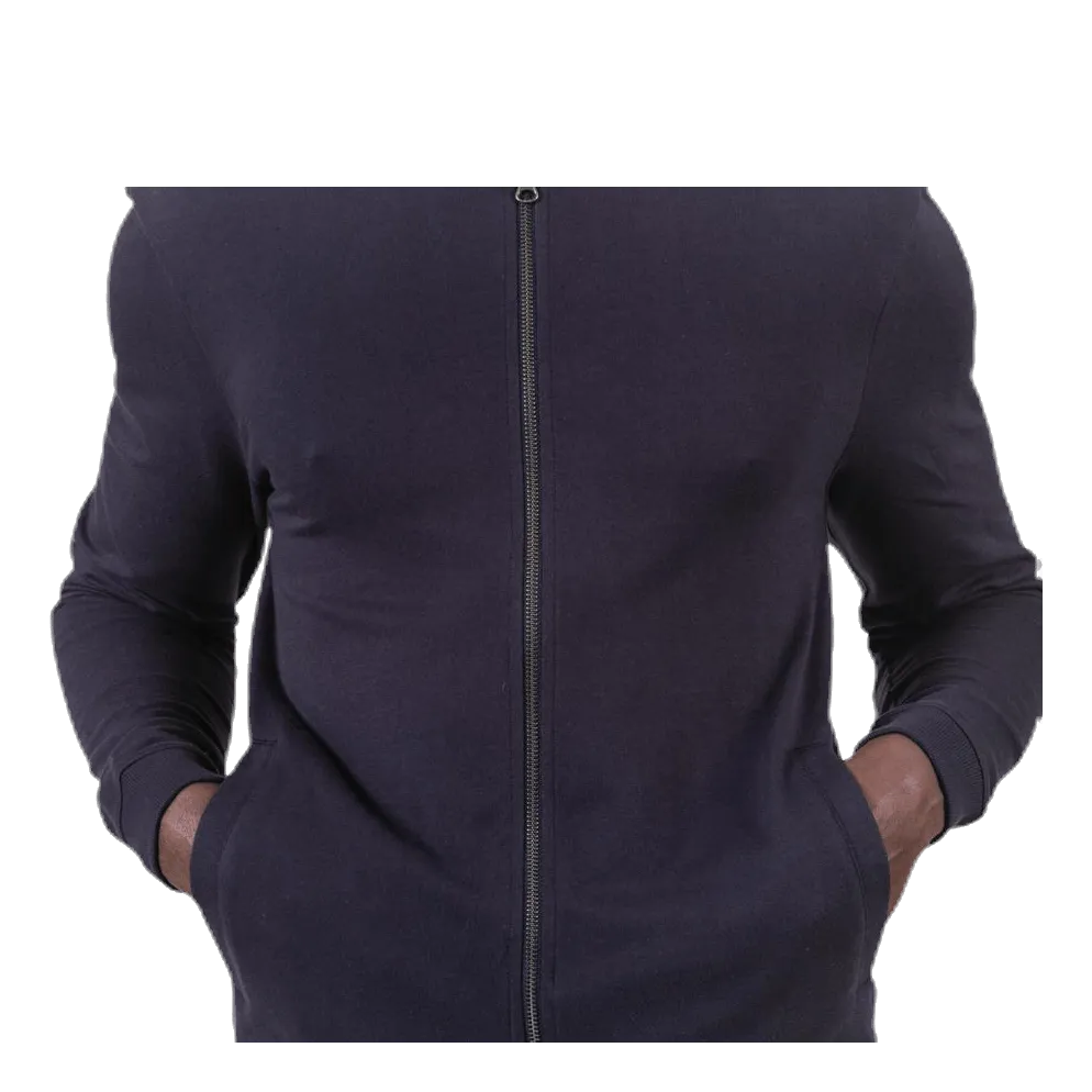 Bread & Boxers Jersey Jacket  Blue