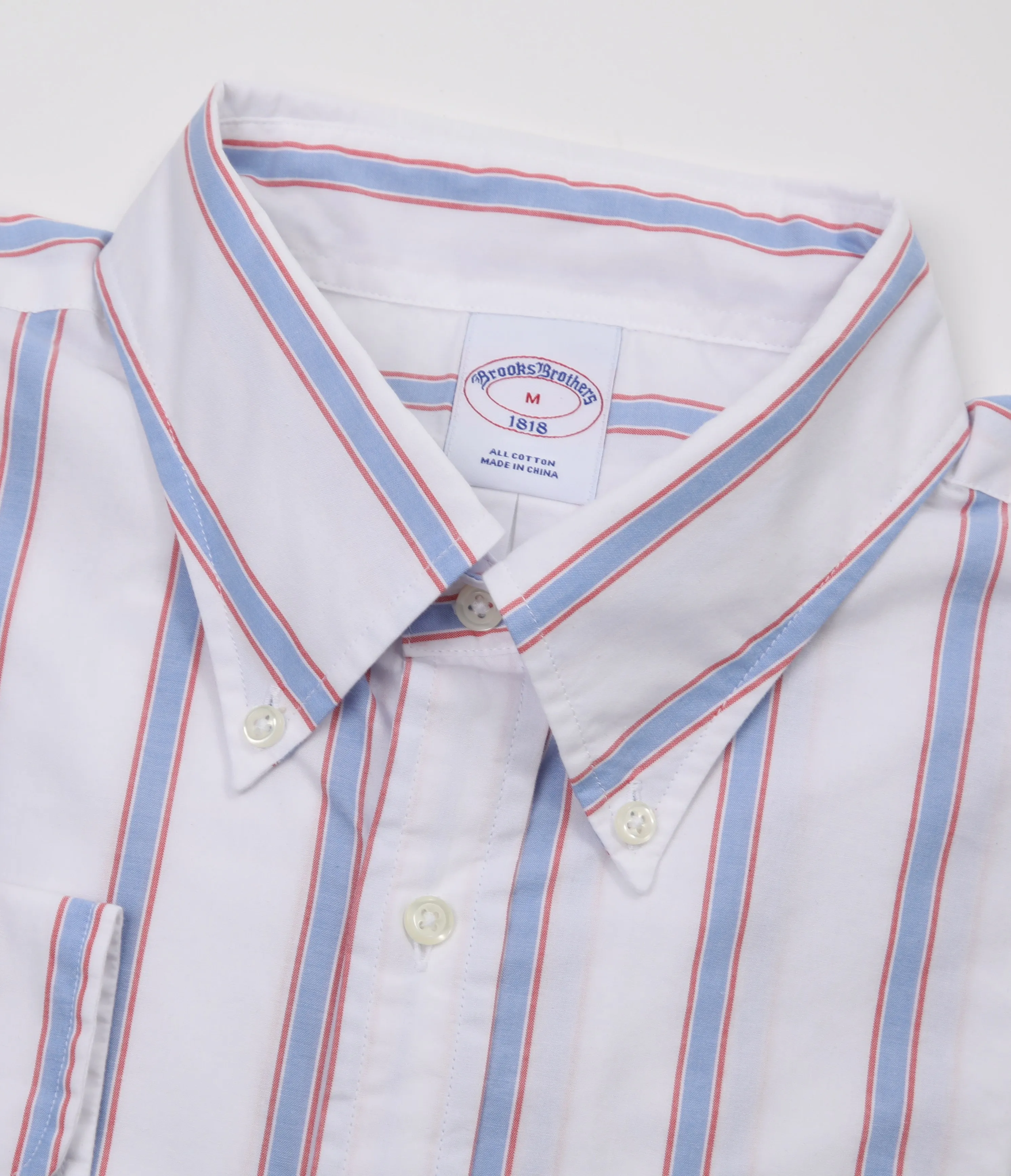 BROOKS BROTHERS Camisa Hombre Cotton Sport Stripe