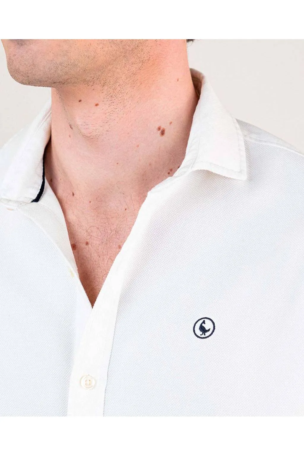 Camisa Hombre El Ganso 1050s240049 Dyed Blanca