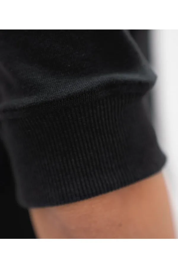 Camiseta Doha - Organic Cotton High Neck - Black Sand