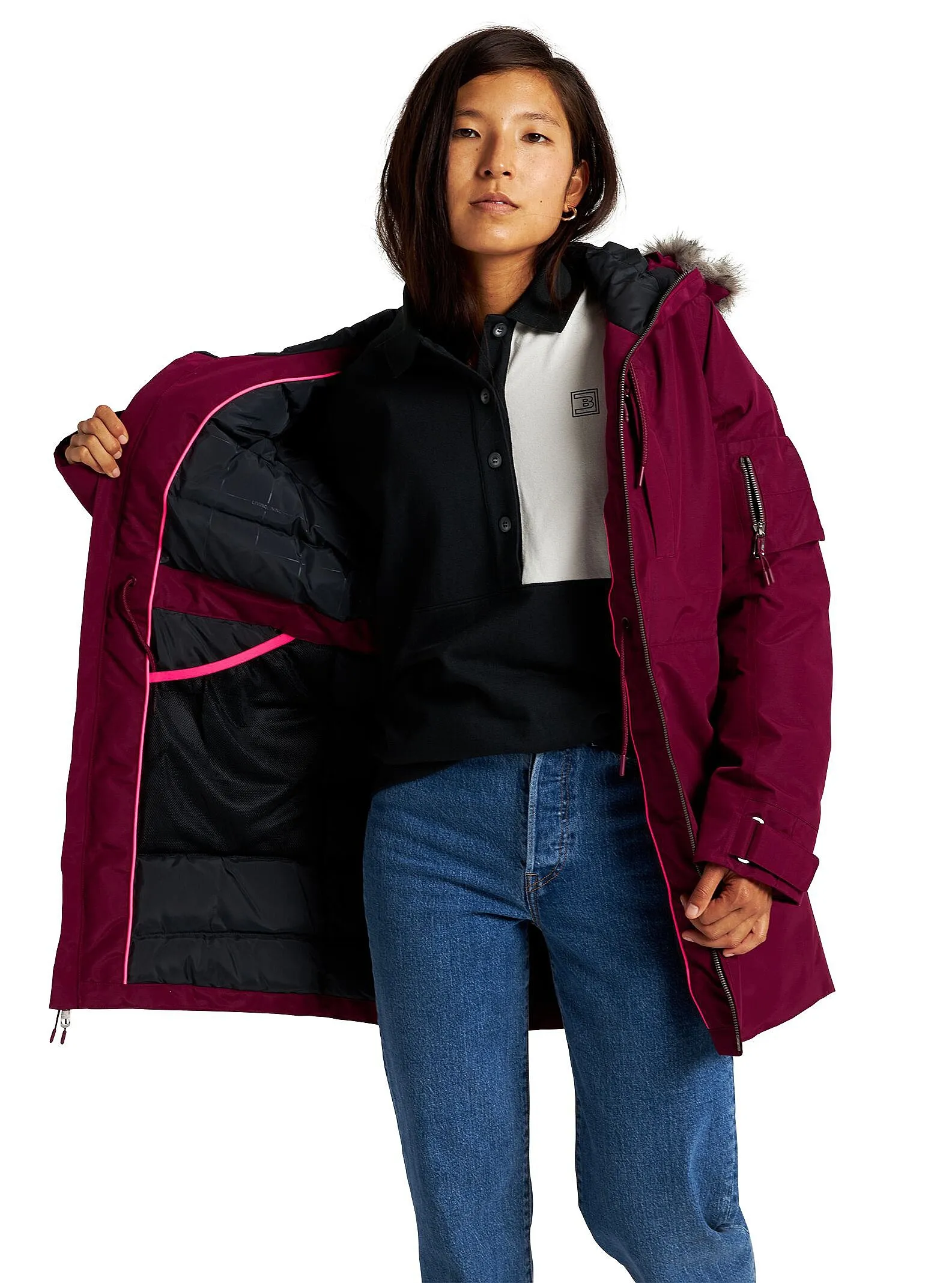 chaqueta Burton Saxton - Mulled Berry - women´s