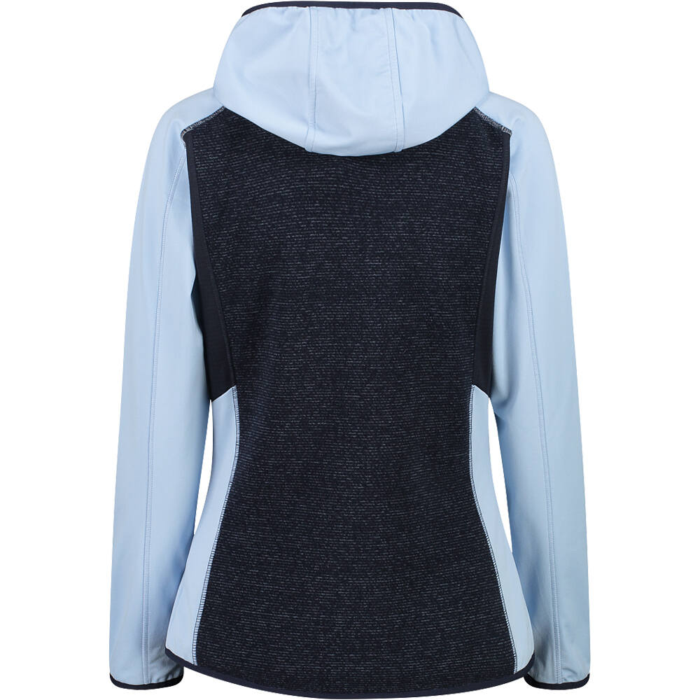 Cmp WOMAN JACKET FIX HOOD Forros Polares Montaña Mujer