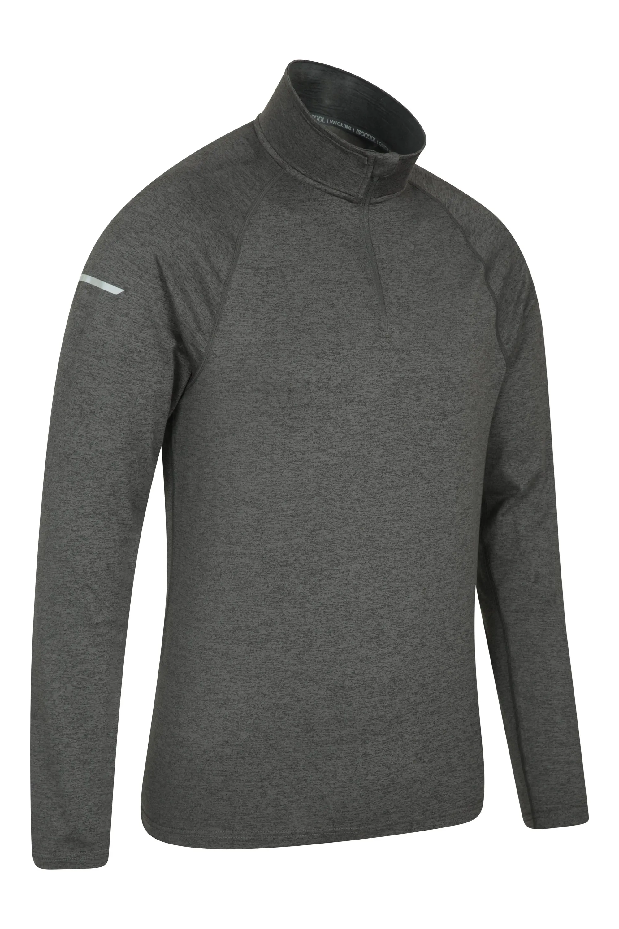 Echo Melange chaqueta aislante media cremallera hombre