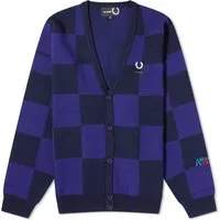 Fred Perry Raf Simons x Checkerboard Cardigan