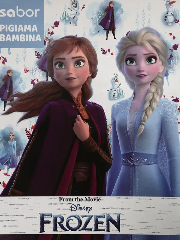 Frozen Pijama largo de algodón interlock para niña