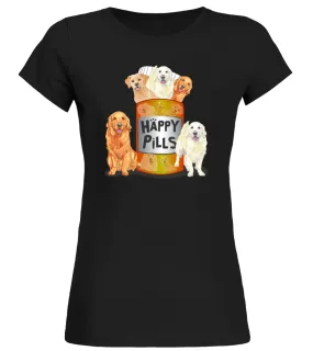 Golden Retriever Camiseta cuello redondo Mujer