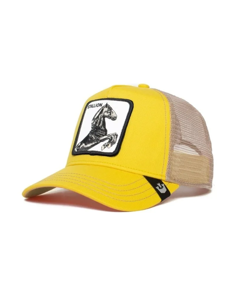 Gorra goorin bros amarilla caballo the stallion trucker cap