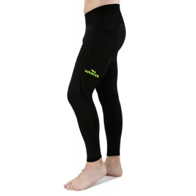 Hanker mallas largas WOMA Hombre Negro/verde