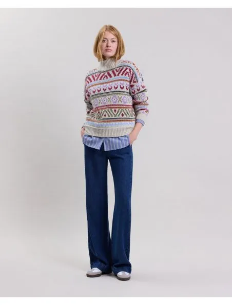 HARTFORD Suéter Mayalen Mujer Multicolor Jacquard
