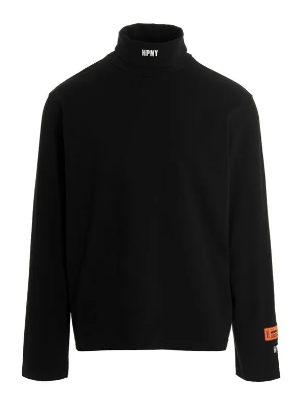 Heron Preston Suéter Con Cuello Alto - Negro