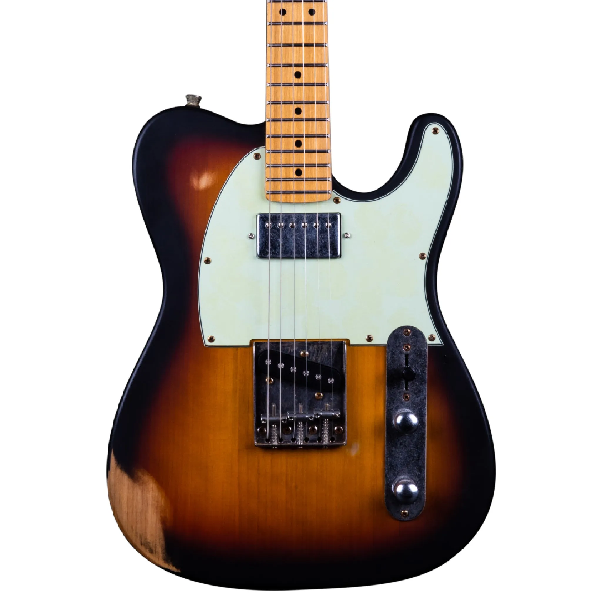 JET GUITARS JT-350 TELECASTER RELIC SUNBURST