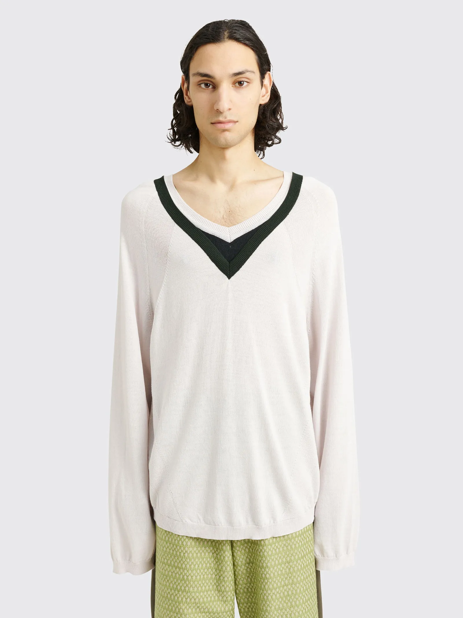 KIKO KOSTADINOV Murad Crewneck Jumper Beige