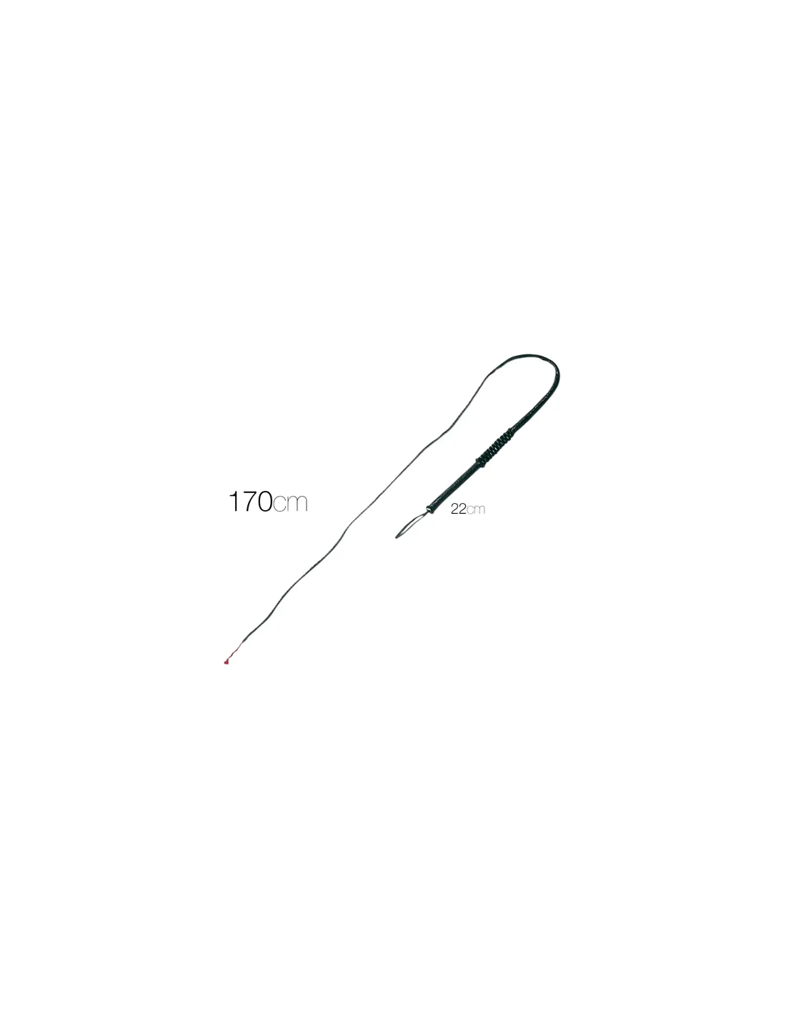 Látigo de Cuero Pequeño Castecus 170 cm