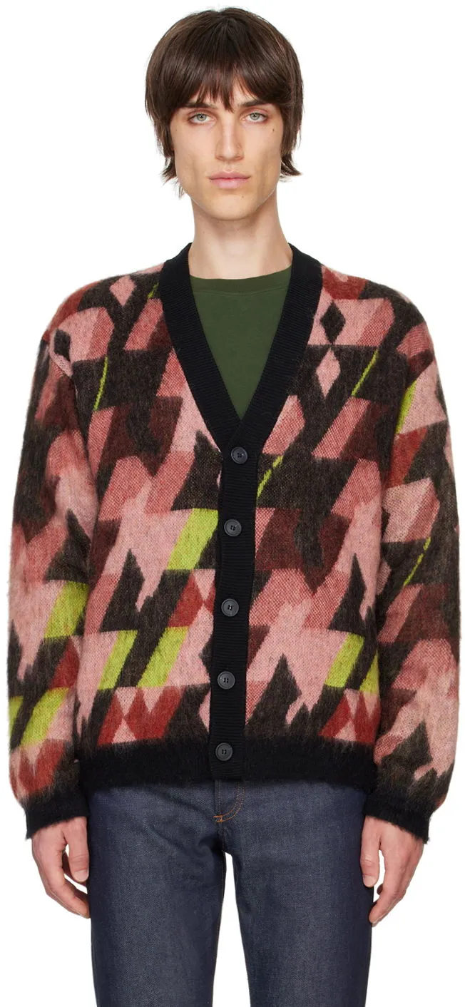 MAISON KITSUNÉ Mohair Jacquard Cardigan