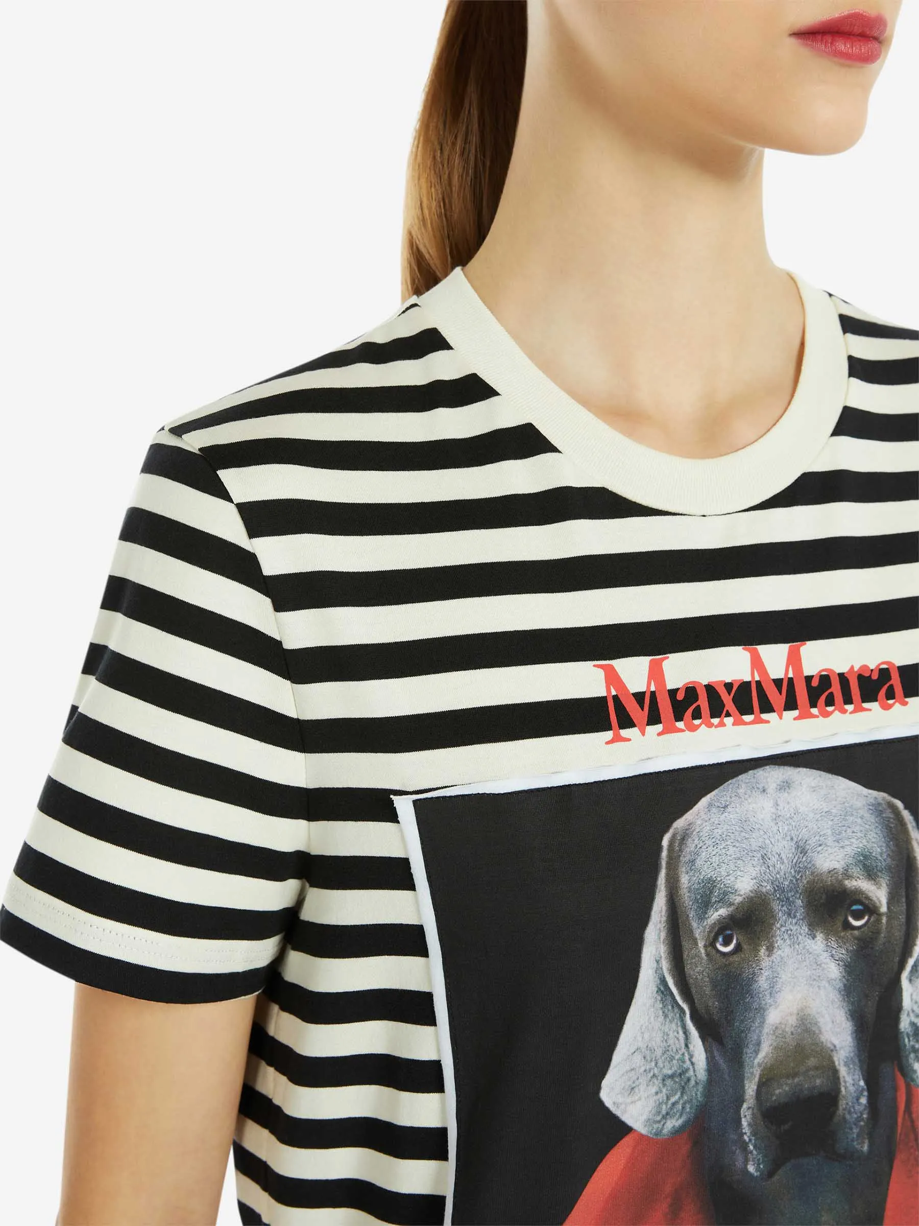 Max Mara Camiseta Motivo Rayas