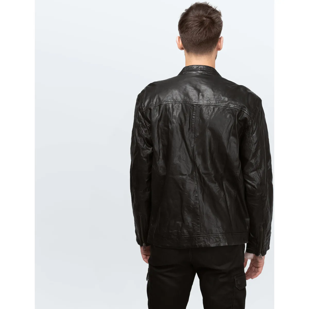Men's Leather Jacket K2922