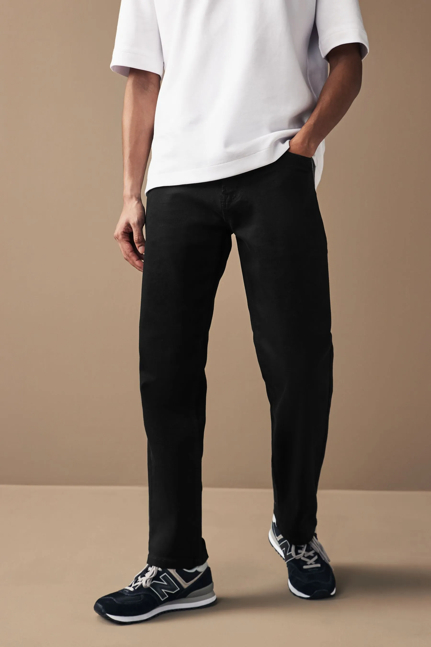 Negro - Corte recto - Vaqueros de Motion Flex
