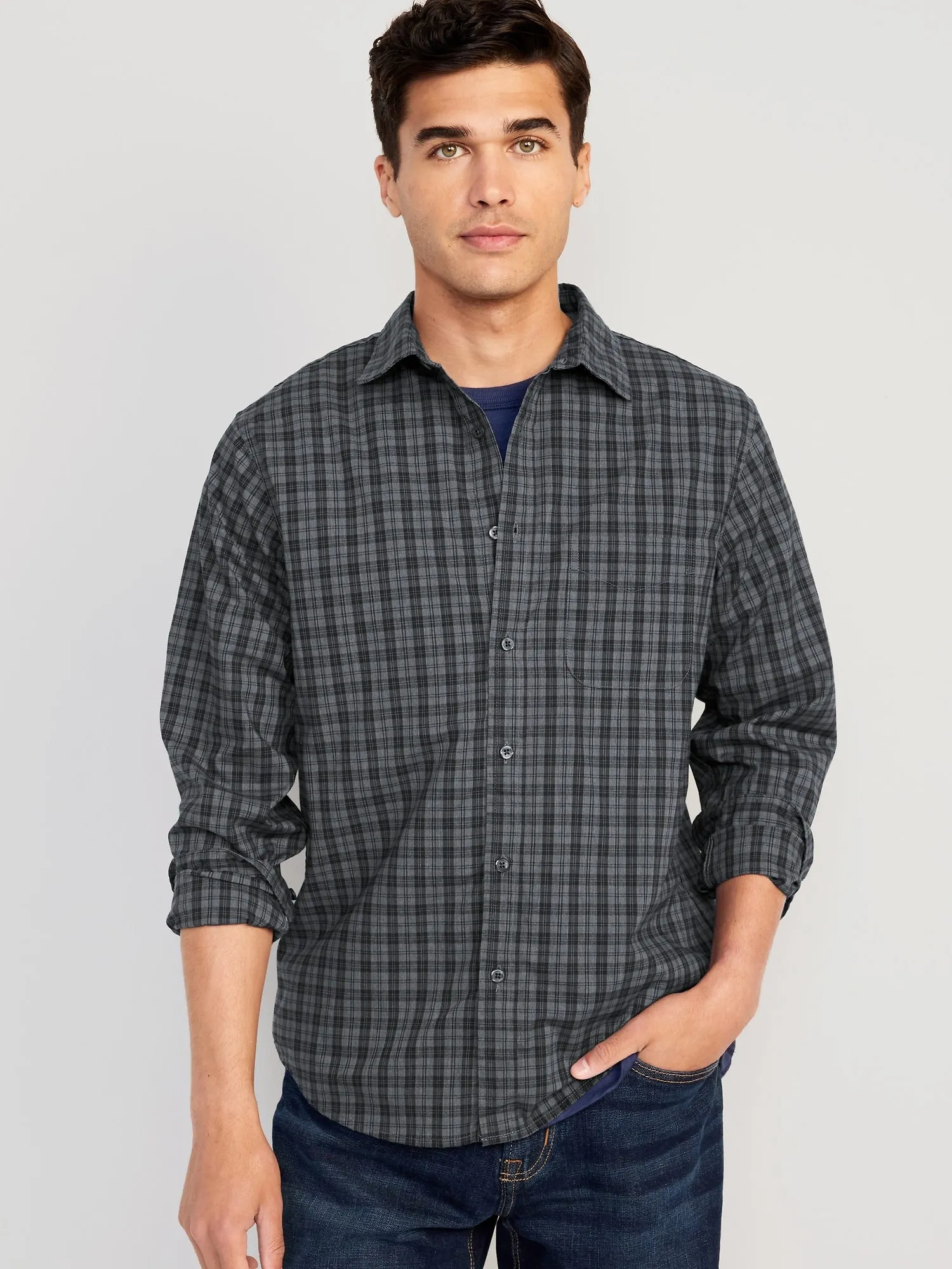 OLD NAVY Camisa Classic Fit Old Navy Hombre