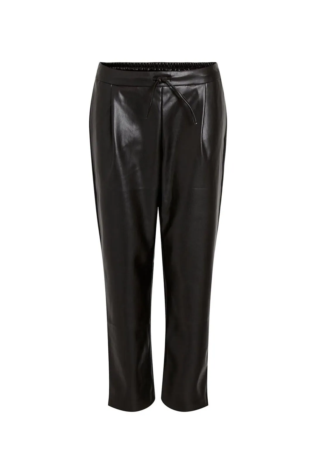 PANTALON CUERO SLOUCHY NEGRO