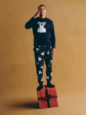 Pijama navideño de Coca-Cola