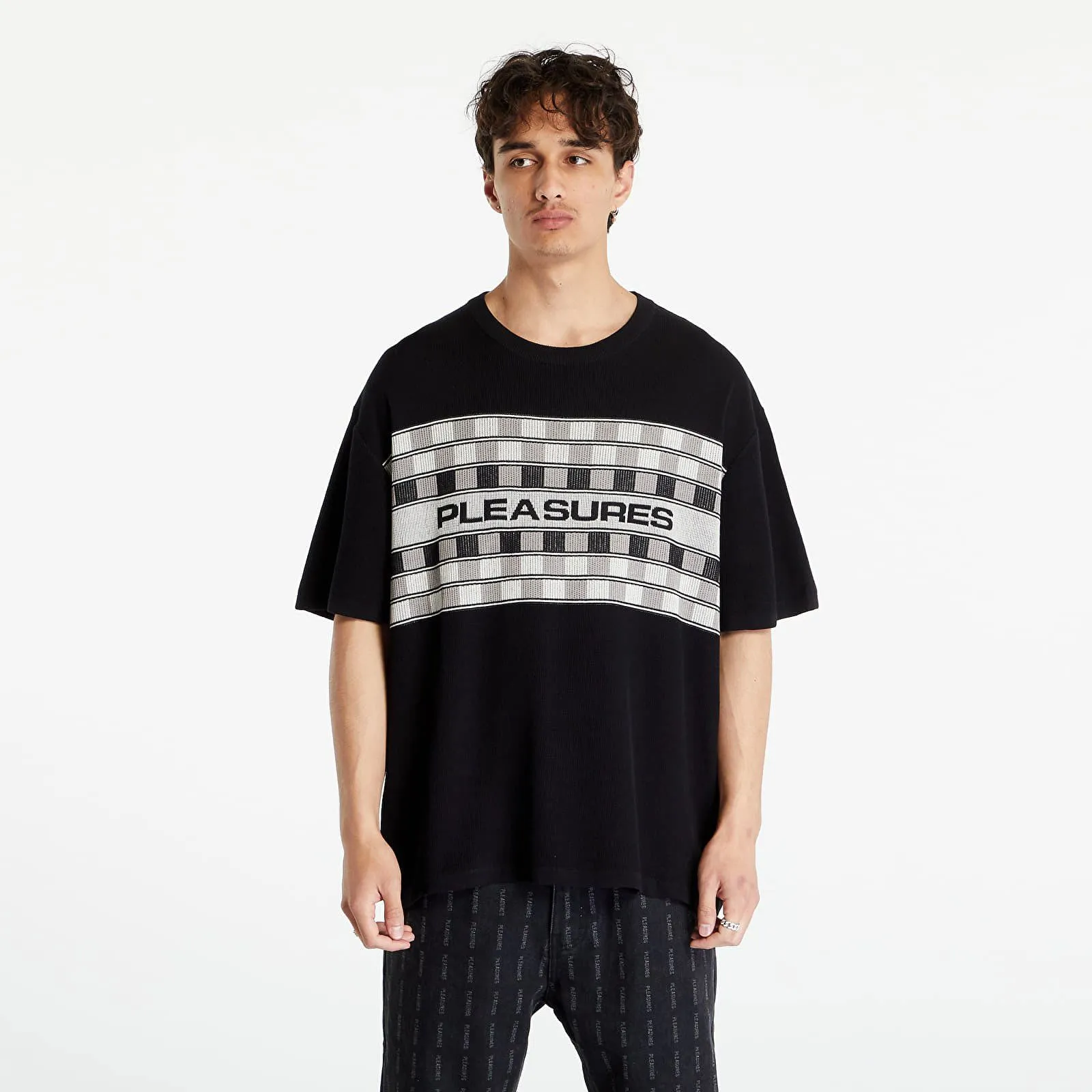 Pleasures Check Knit Tee