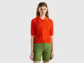 Polo de ganchillo