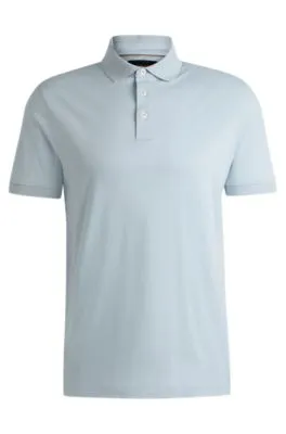 Polo regular fit de algodón mercerizado italiano