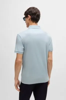 Polo regular fit de algodón mercerizado italiano