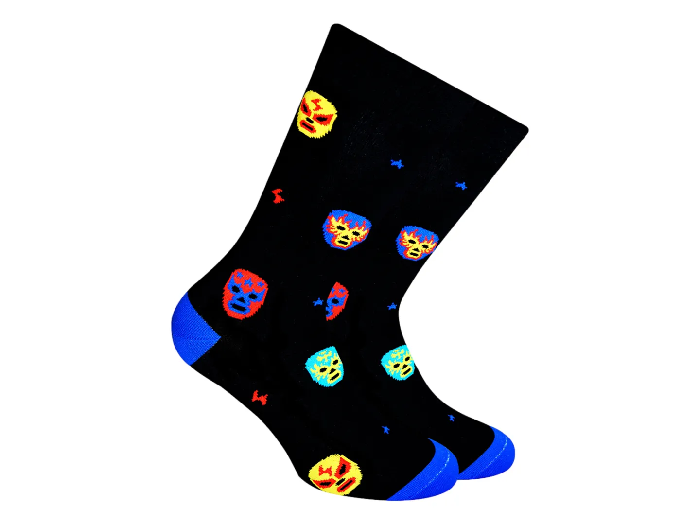 Skunk Socks Sku 077 Multicolor Lucha Libre 10          (100)