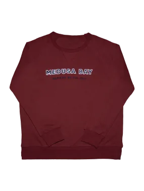 Sudadera Burdeos Bordado Toalla