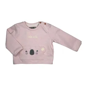 Sudadera rosa calm mood para bebé niña Losan