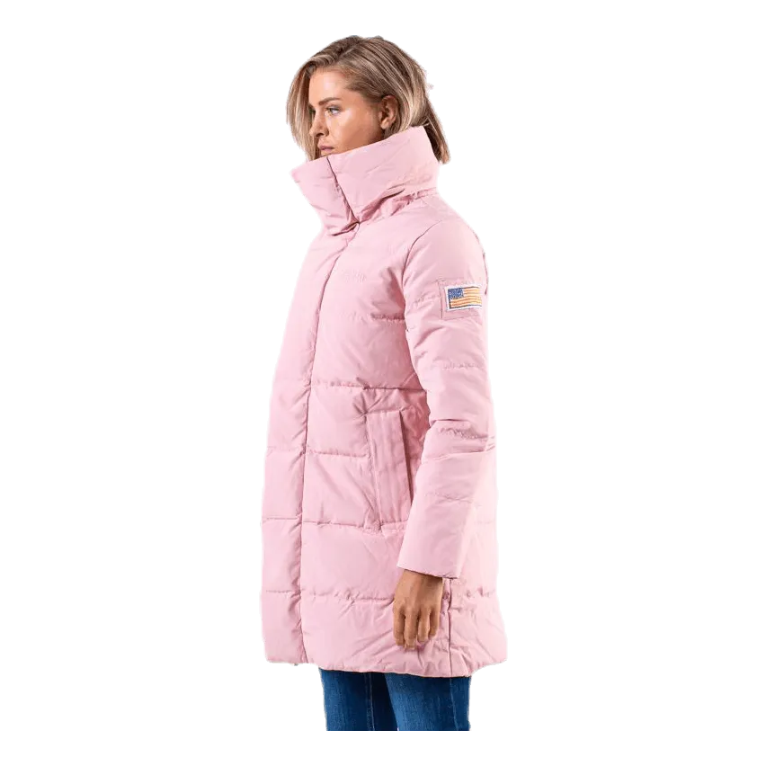 Svea Slim Fit Padded Jacket Pink