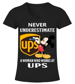UPS Camiseta cuello pico Mujer