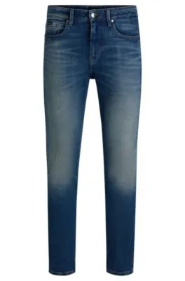 Vaqueros Delaware slim fit de cómodo tejido vaquero elástico azul