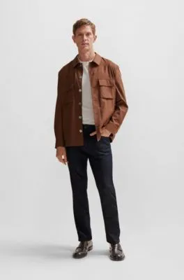 Vaqueros slim fit en denim azul de gran comodidad
