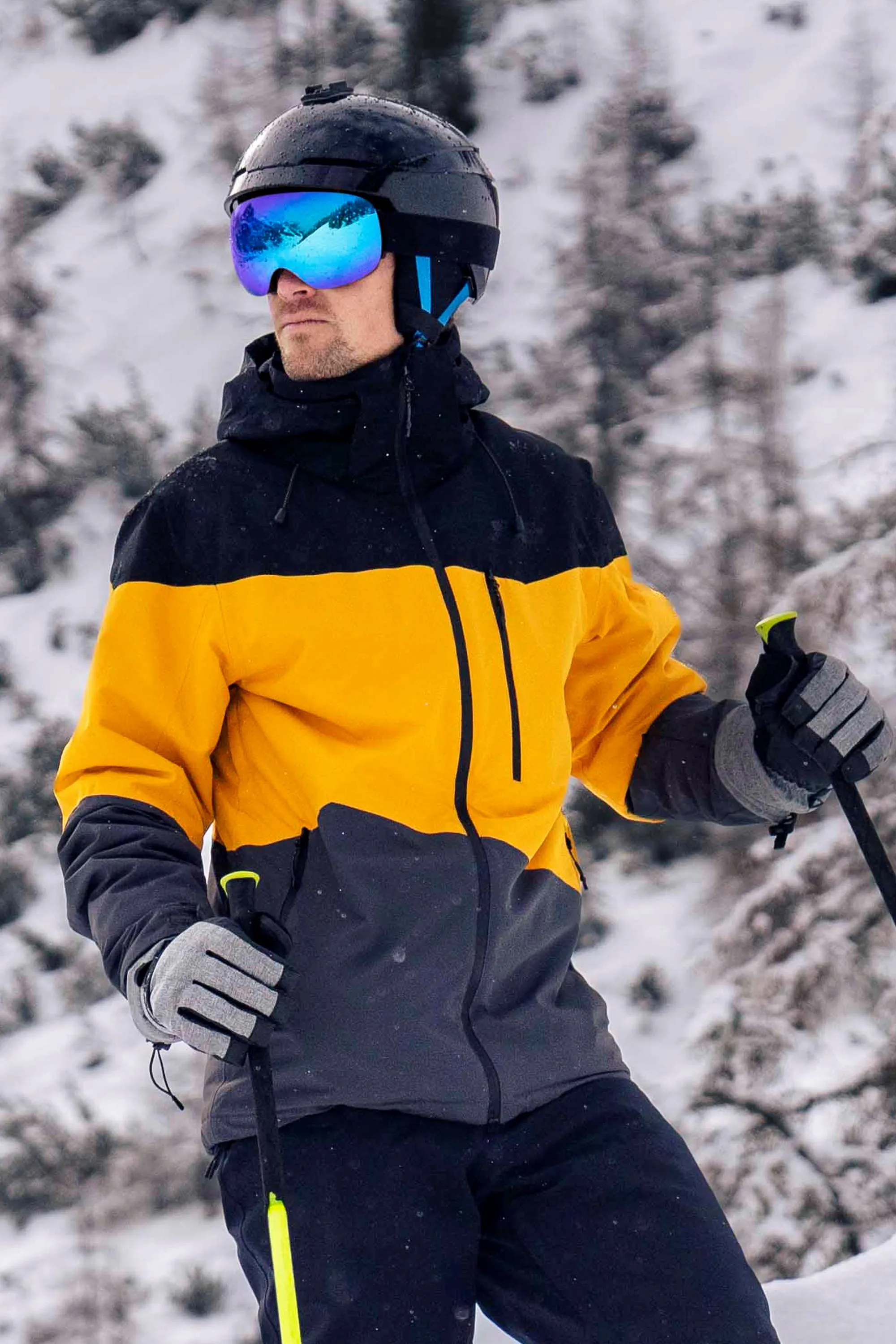 Wipeout chaqueta de esquí impermeable para hombre