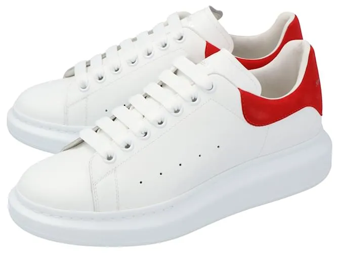 Zapatillas Oversized para Hombre 'Larry' en Blanco/rojo de Alexander McQueen 