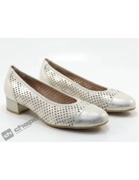 Zapatos Oro Pitillos 5713