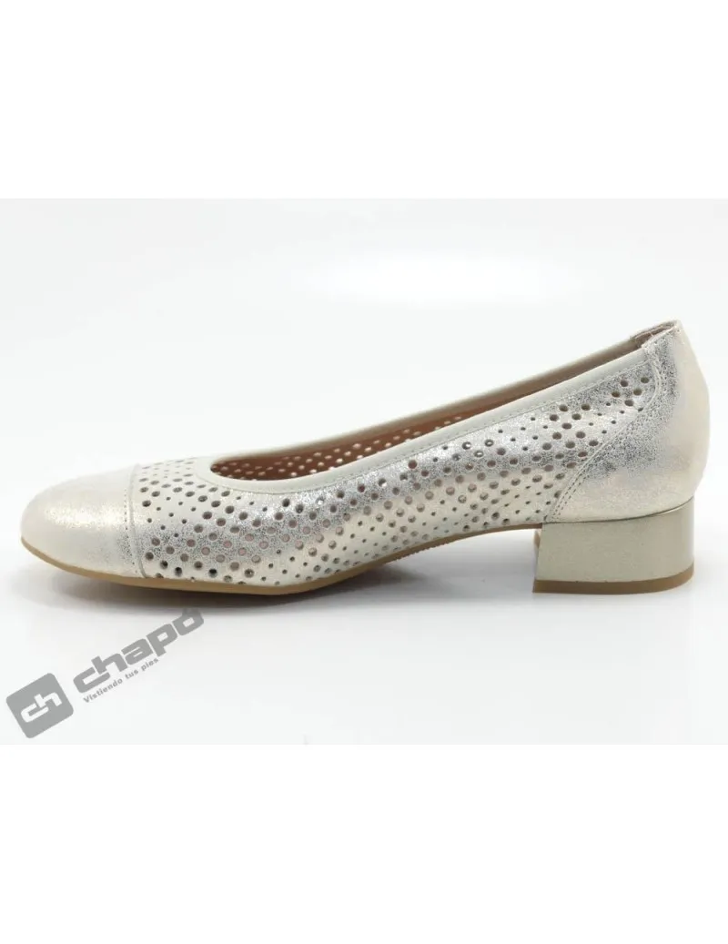 Zapatos Oro Pitillos 5713