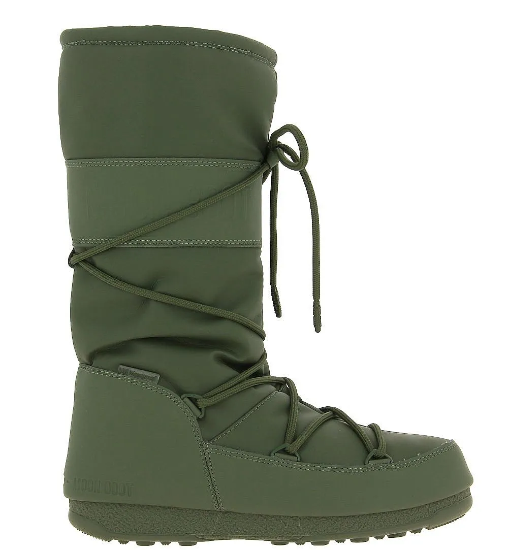zapatos Tecnica Moon Boot High Rubber WP - Khaki - women´s